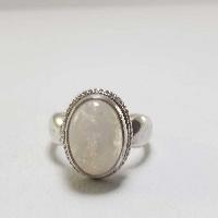 Moonstone Silver Ring