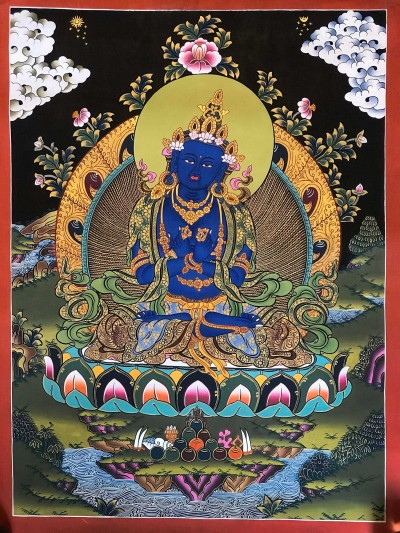 Tibetan Thangka Of Vajradhara
