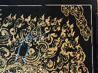 Tibetan Thangka Of Vajrapani [chana Dorje]