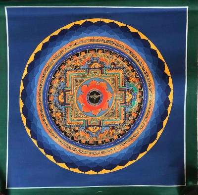 Tibetan Square Mandala With [buddha Eye], [student Mandala]