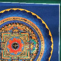 Tibetan Square Mandala With [buddha Eye], [student Mandala]