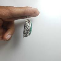 Old Tibetan Turquoise Silver Pendant