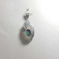 Old Tibetan Turquoise Silver Pendant