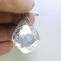 Sterling Silver Lapis Lazuli Pendant, [handmade]