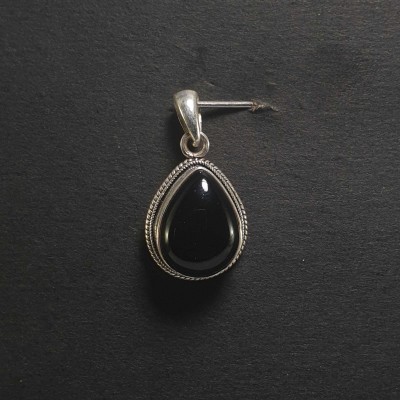 Onyx Silver Pendant