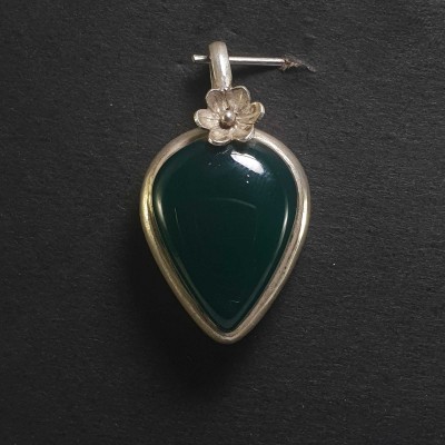 Onyx Silver Pendant