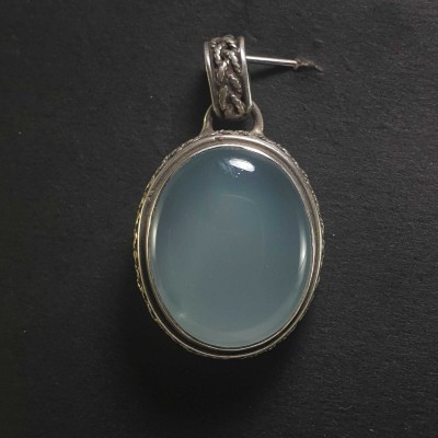 Onyx Silver Pendant
