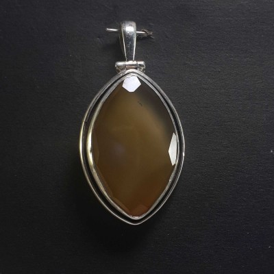 Onyx Silver Pendant