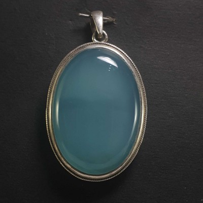 Onyx Silver Pendant