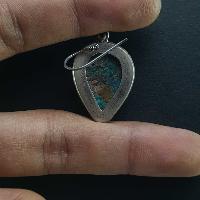 Old Tibetan Turquoise Earrings [pair]
