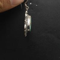 Old Tibetan Turquoise Earrings [pair]