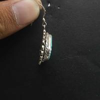 Old Tibetan Turquoise Earrings [pair]