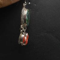 Old Tibetan Turquoise Earrings [pair]