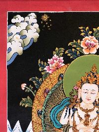 Tibetan Thangka Of Vajrasattva