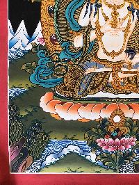 Tibetan Thangka Of Vajrasattva