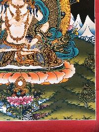 Tibetan Thangka Of Vajrasattva