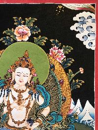 Tibetan Thangka Of Vajrasattva
