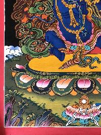 Tibetan Thangka Of Vajrapani [chana Dorje]