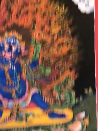 Tibetan Thangka Of Vajrapani [chana Dorje]