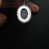 Rose Quartz Silver Pendant