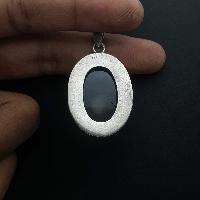 Rose Quartz Silver Pendant