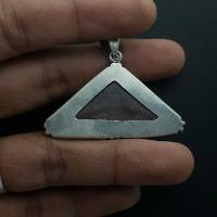 Rose Quartz Silver Pendant
