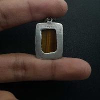 Tiger Eye Silver Pendant