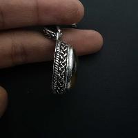 Tiger Eye Silver Pendant