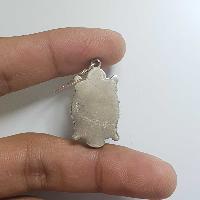 Nepali Handmade Silver Earring [lapis]