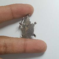 Nepali Handmade Silver Earring [lapis]
