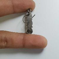 Silver Earring With [tiger Eye Stone]