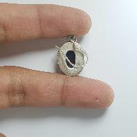 Silver Earrings With [real Onyx Stone]