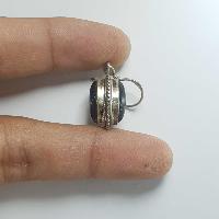 Silver Earrings With [real Onyx Stone]