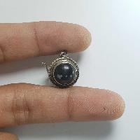 Silver Earrings With [real Onyx Stone]