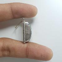 Silver Earrings With [real Onyx Stone]