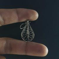 Silver Earrings With []