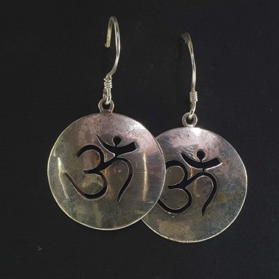 Silver Earrings With []