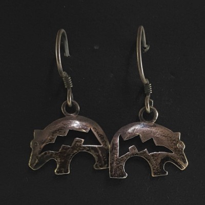Silver Earrings With []