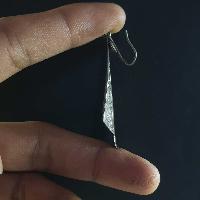 Silver Earrings With []