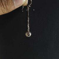 Silver Earrings With []