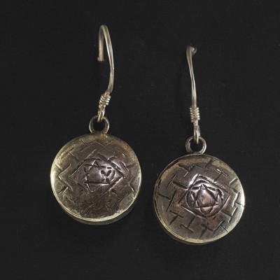 Silver Earrings With []