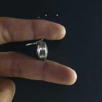 Silver Earrings With []
