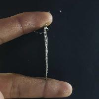 Silver Earrings With []
