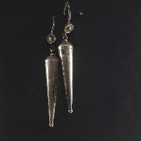 Silver Earrings With []