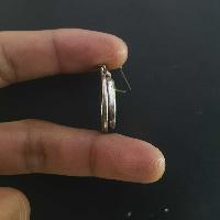 Silver Earrings With [real Old Tibetan Turquoise]
