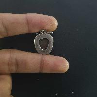 Silver Earrings With [real Old Tibetan Turquoise]