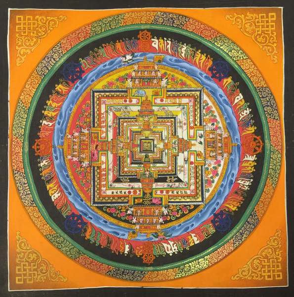 Tibetan Thangka Of Kalachakra