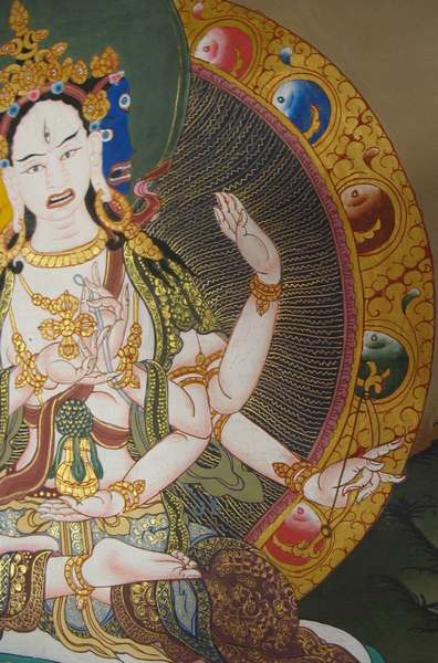 Tibetan Thangka Of Namgyalma