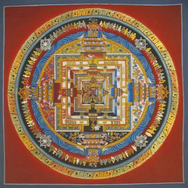 Tibetan Thangka Of Kalachakra