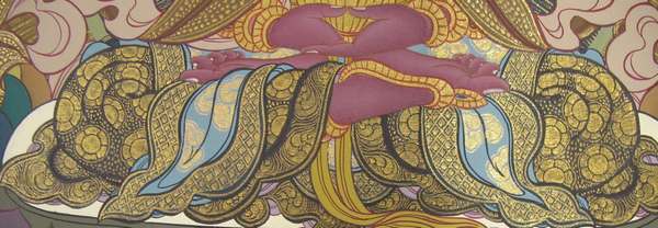 Tibetan Thangka Of Amitayus